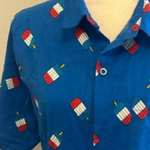 issac morris Other - Blue popsicle print J. Isaac Morris Top men’s L